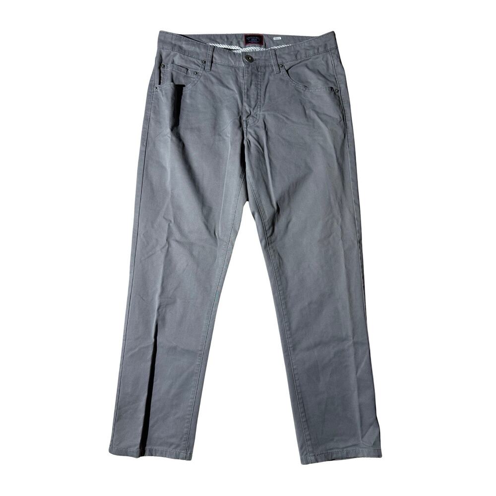 UNTUCKit Don Santiago Straight Fit Chino Pants Men’s Size 30x32 Gray Stretch